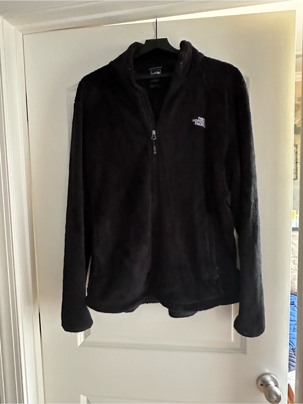 The North Face Women's Black Fleece Jacket - Cozy Full Zip. Size XXL